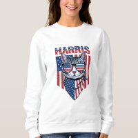 Kamala Harris pour le président 2024 Funny Cat
