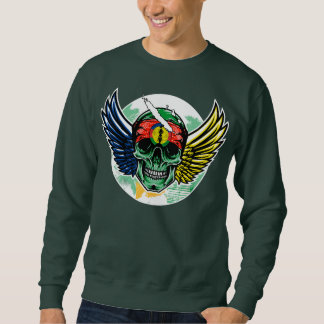 Sweatshirt Kanaky crâne tribal, Nouvelle-Calédonie