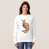 Sweatshirt Kangaroo en boîte avec gants de boxe (Devant entier)