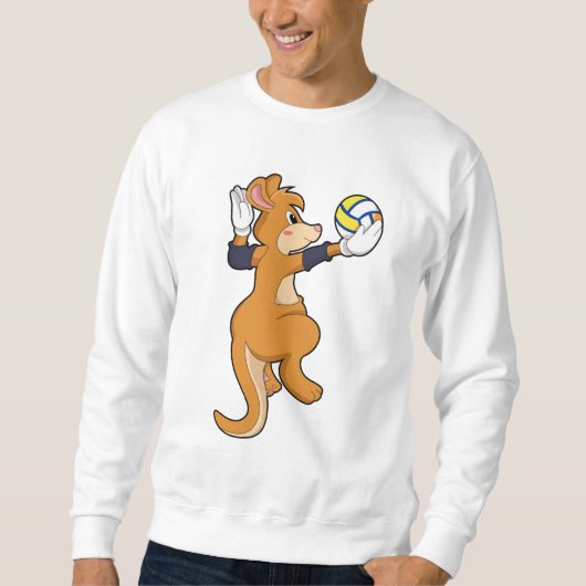 Sweatshirt Kangaroo pour le volleyball (Devant)