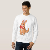 Sweatshirt Kangourou à la boxe avec gants de boxe (Devant entier)