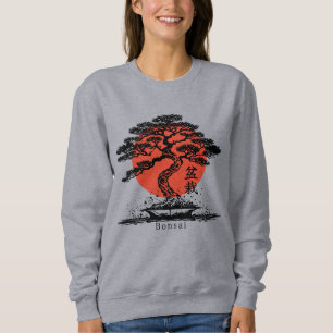Sweatshirt Kanji japonais Bonsai Personnalisé