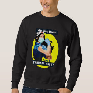 Sweatshirt Kannada Fier Travailleur de première ligne Rosie R