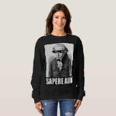 Sweatshirt Kant Sapere Aude Lunettes de soleil Philosophie Em (Devant entier)