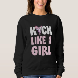 Sweatshirt Karate Cute Unicorn Kick Comme Une Unicorne