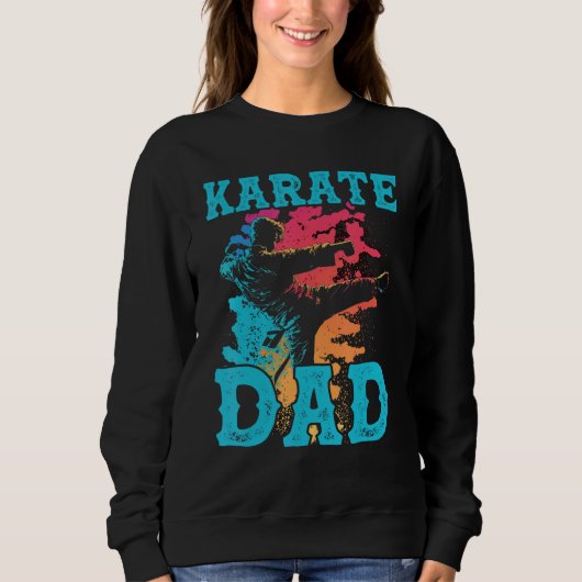 Sweatshirt Karate Dad Best Daddy Ever MMA Martial Artist Fath (Devant)