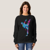 Sweatshirt Karate Karate Graphique Coloré (Devant entier)