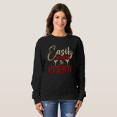 Sweatshirt Karate Love Karate Facilement Distrait Par Karate (Devant entier)