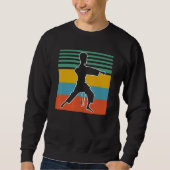 Sweatshirt Karate Retro Sunset Karate (Devant)