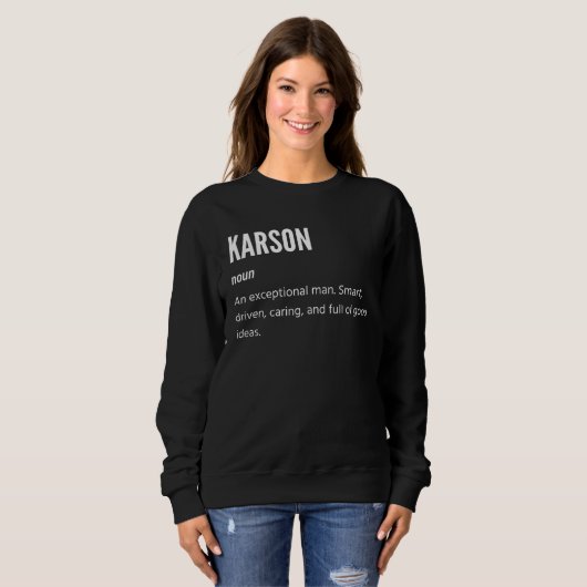 Sweatshirt Karson  Noun An Exceptional Man (Devant entier)