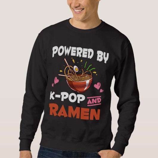 Sweatshirt Kawaii Noodles Kpop et Ramen (Devant)