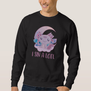 Sweatshirt Kawaii Pastel Colors Gothic Cute Goth Axolotl