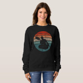 Sweatshirt Kayaking Canoë Retro (Devant entier)