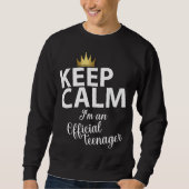 Sweatshirt keep calm (Devant)