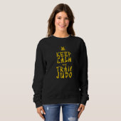 Sweatshirt Keep Calm and Train Judo 1 (Devant entier)