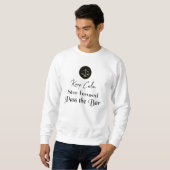 Sweatshirt Keep calm. Passer l'examen à la barre (Devant entier)