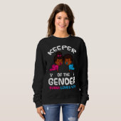 Sweatshirt Keeper of the Gender Bubba Loves You African Ameri (Devant entier)