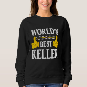 Sweatshirt Keller Nom de famille Famille Nom de famille Meill