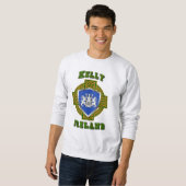 Sweatshirt Kelly/O'Kelly Irish Shield avec Croix celtique (Devant entier)