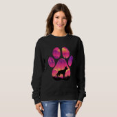Sweatshirt Kelpie Paw Mom Dad Dog Women Men (Devant entier)