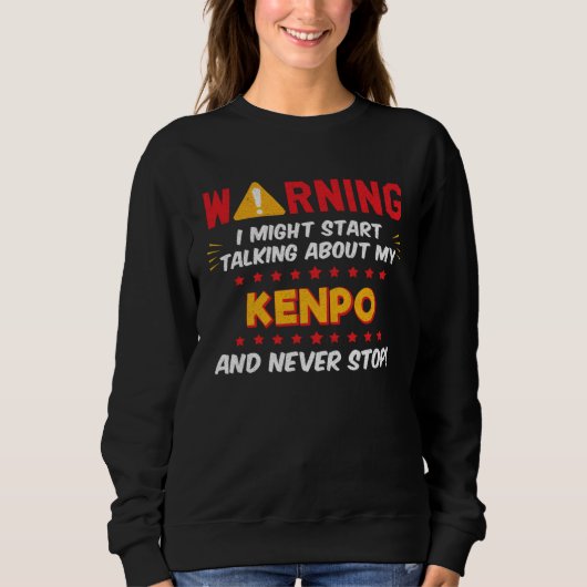 Sweatshirt Kenpo Joke Graphic (Devant)