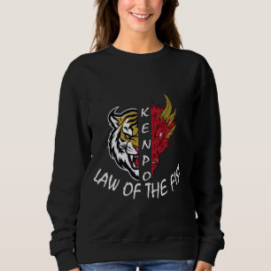 Sweatshirt Kenpo Karate Loi du premier drôle dire martial