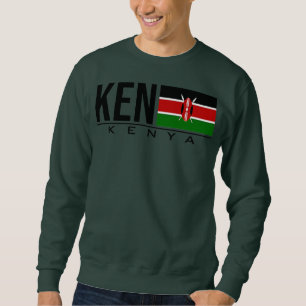SWEATSHIRT KENYA FLAG KENYAN ATHLÉTIQUE SPORTS JEUX JERSEY