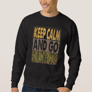 Sweatshirt Kepp Calme Et Allez Chasse Camouflage Bow