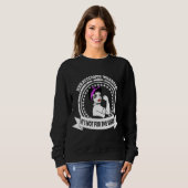 Sweatshirt Keratoconus Warrior It's Not For The Weak Award (Devant entier)
