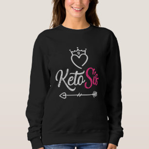 Sweatshirt Ketosis Keto Soeurs Keto Lifestyle À Gauche