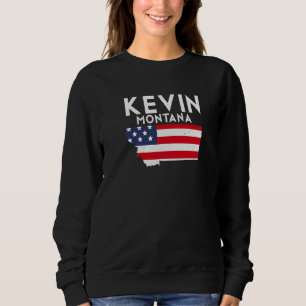 Sweatshirt Kevin Montana État américain d'Amérique Voyage Mon