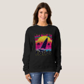 Sweatshirt Key Largo Rétro Style Souvenir Plage 80s (Devant entier)