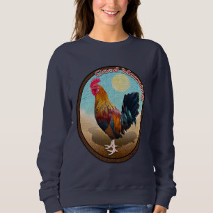 Sweatshirt Key West - Coq tzigane Good Morning Vintage Oval