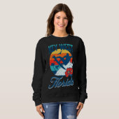 Sweatshirt Key West Florida Beach Surf Vacances été (Devant entier)