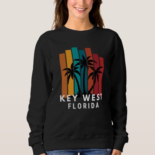 Sweatshirt Key West Florida Family Vacation Beach Tropical (Devant)