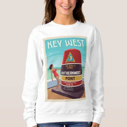 Sweatshirt Key West | Floride (Devant)