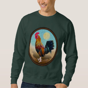 Sweatshirt Key West - Rooster tzigane Vintage ovale