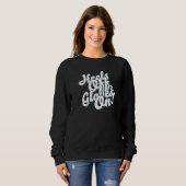 Sweatshirt Kickboxer Tire Les Gants Sur (Devant entier)