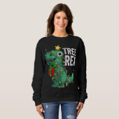 Sweatshirt Kids Christmas Dinosaur Tree Rex Pajamas Toddler B (Devant entier)