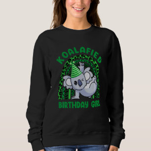 Sweatshirt Kids Cute Coalafied Birthday Girls Koala Bear Ki