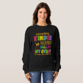 Sweatshirt Kids Goodbye Kindergarten Graduation Hello First G (Devant entier)