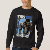 Sweatshirt Kids Gorilla Citation Apes Ce Garçon Aime Gorillas (Devant)