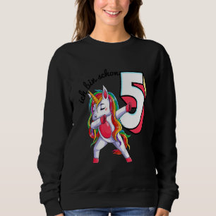 Sweatshirt Kids Ich Bin Schon 5e Geburtstag Fünf Jahre Mädch