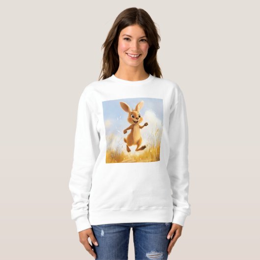 Sweatshirt Kiki le lapin (Devant entier)