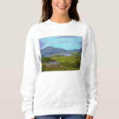 SWEATSHIRT KILLARNEY WATERCOLOR - KILLARNEY LAKE IRLANDE (Devant)