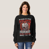Sweatshirt Kind to your Welding Instructor Worker Welder Weld (Devant entier)