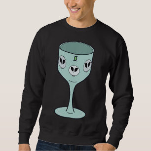 Sweatshirt Kinda Goth Skin Gobelet Pastel Green