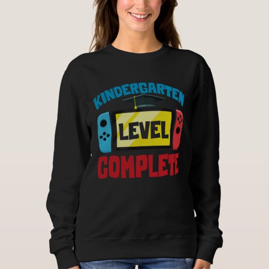 Sweatshirt Kindergarten Graduation Level Complete Graduated K (Devant)