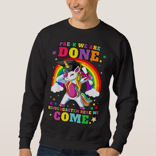 Sweatshirt Kindergarten Graduation Magical Unicorn   1 (Devant)