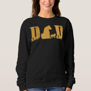 Sweatshirt King Papa Lion Cub Son Fille Tête Fête des pères D